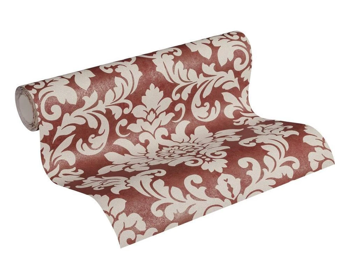 A.S. Creation PAPIER PEINT ORNEMENTS BAROQUES TRADITIONNELS - Beige Rouge Métallisé - AS Creation Trendwall 9 A.S. Creation PAPIER PEINT ORNEMENTS BAROQUES TRADITIONNELS - Beige Rouge Métallisé - AS Creation Trendwall – Image 9