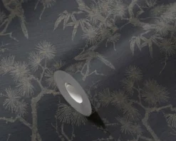 A.S. Creation FOND D'ÉCRAN BRANCHES ET OISEAUX "STYLE CHINOIS" - Grijs Zwart Métallisé - AS Creation Metropolitan Stories 2 -A.S. Creation Soldes 1200x960 89