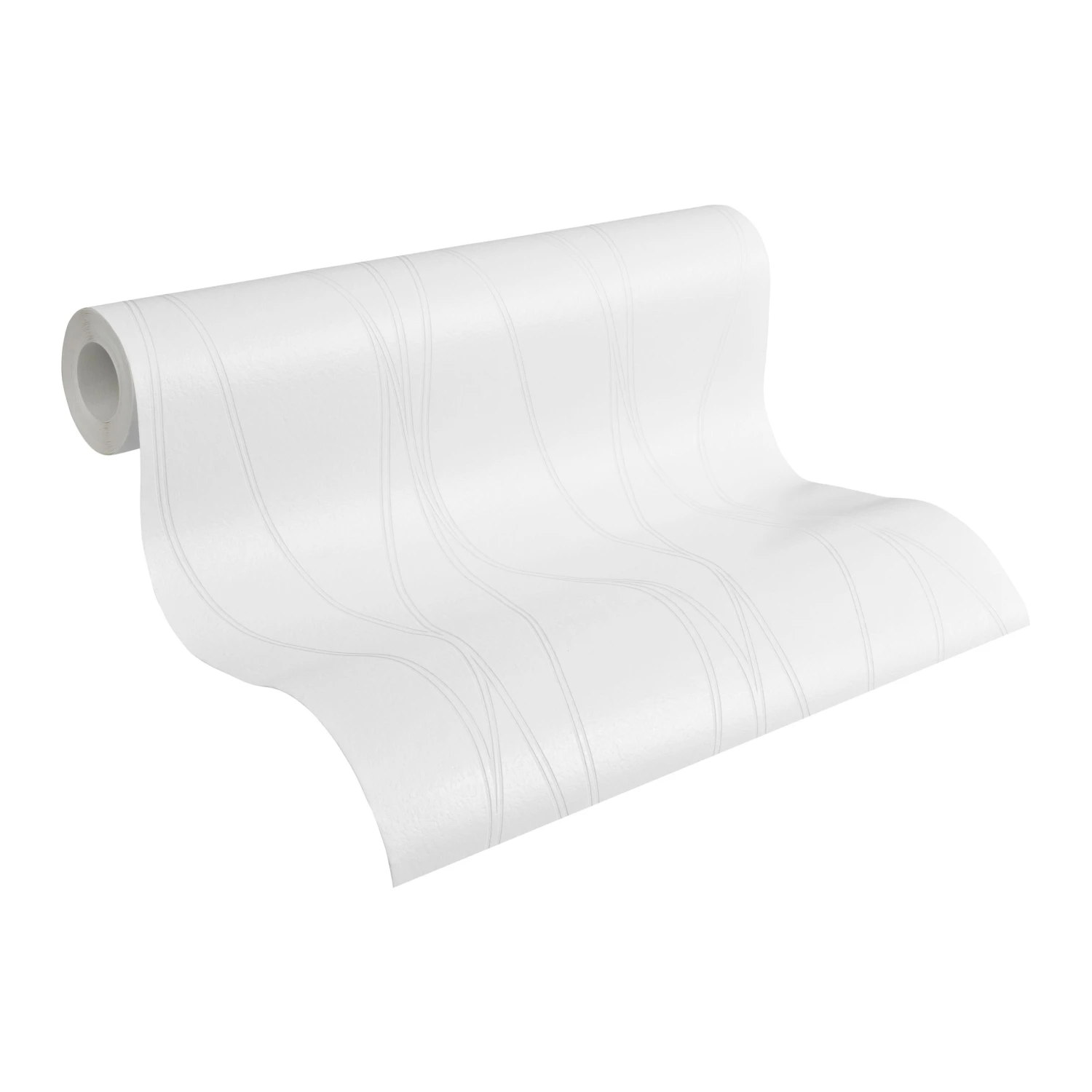 A.S. Creation Meistervlies | 244918 | Papier Peint à Motif Ondulé | 0.53 M X 10.05 M | Blanc 1 A.S. Creation Meistervlies | 244918 | Papier Peint à Motif Ondulé | 0.53 M X 10.05 M | Blanc