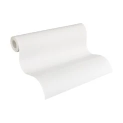 A.S. Creation Meistervlies | 245816 | Papier Peint Intissé Enduit | 0.53 M X 10.05 M | Blanc