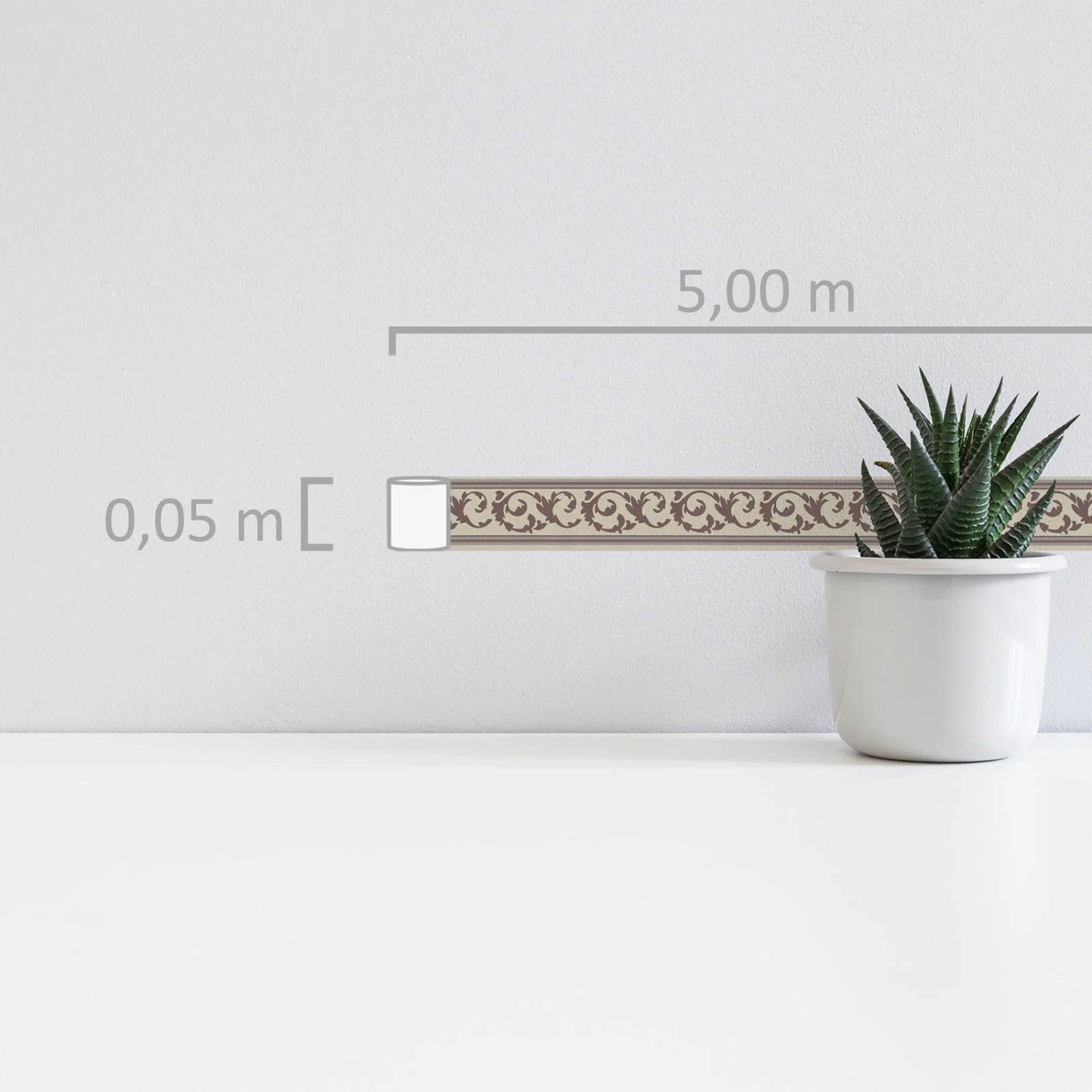 A.S. Creation Only Borders 9 | 259110 | Frise Murale Adhésive | 0.05 M X 5 M | Beige 4 A.S. Creation Only Borders 9 | 259110 | Frise Murale Adhésive | 0.05 M X 5 M | Beige – Image 4