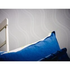 A.S. Creation Meistervlies | 260512 | Papier Peint à Motif Ondulé | 0.53 M X 10.05 M | Blanc -A.S. Creation Soldes 260512 4