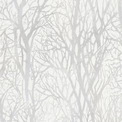 A.S. Creation New Life | 300941 | Papier Peint Intissé Floral | 0.53 M X 10.05 M | Blanc
