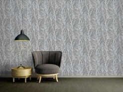 A.S. Creation New Life | 300943 | Papier Peint Intissé Floral | 0.53 M X 10.05 M | Argent -A.S. Creation Soldes 300943 3