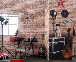 A.S. Creation Authentic Walls | 302191 | Papier Peint Imitation Brique Pierre En Papier | Beige -A.S. Creation Soldes 302191 raum 1