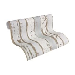 A.S. Creation Authentic Walls 2 | 302581 | Papier Peint Bois Intissé | 0.53 M X 10.05 M | Gris