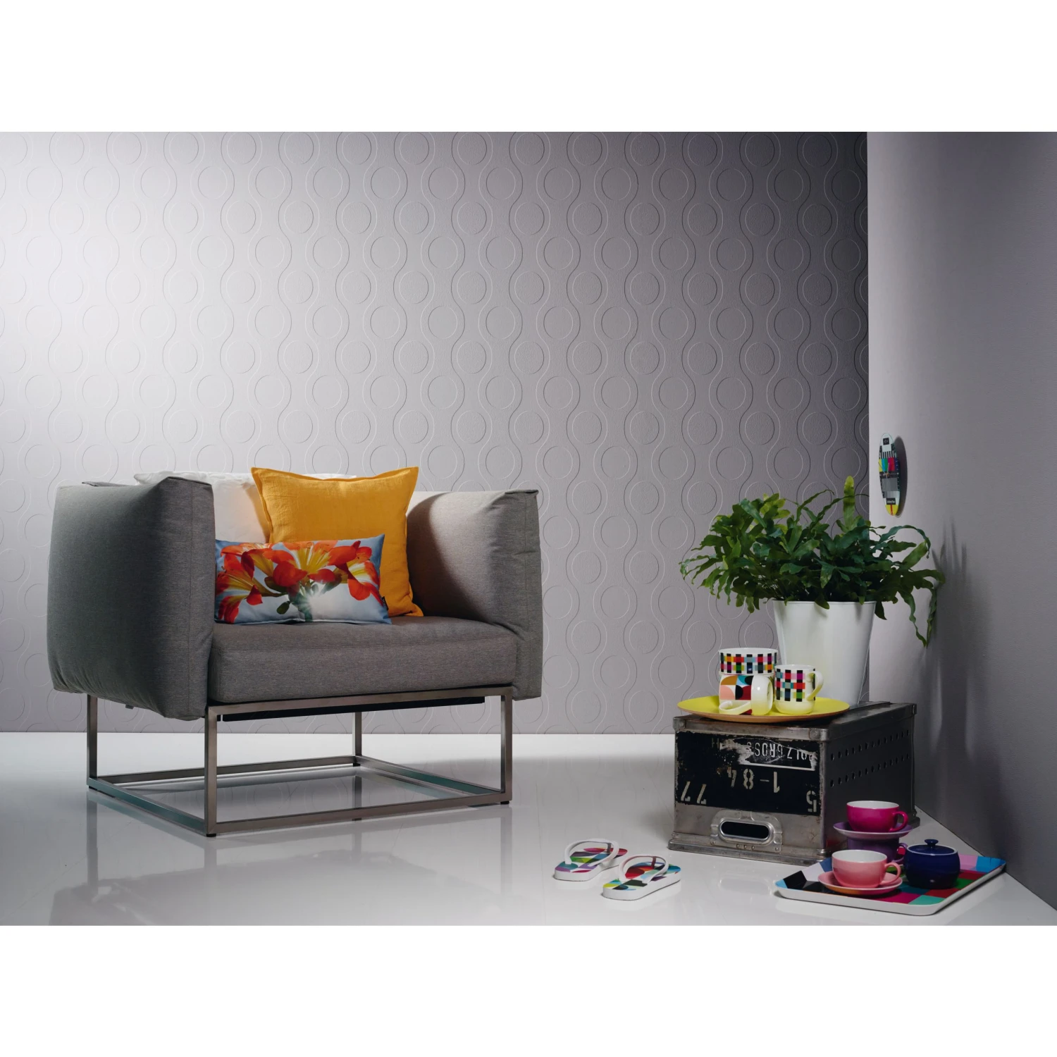 A.S. Creation Meistervlies | 305817 | Papier Peint Intissé à Rayures | 0.53 M X 10.05 M | Blanc 2 A.S. Creation Meistervlies | 305817 | Papier Peint Intissé à Rayures | 0.53 M X 10.05 M | Blanc – Image 2