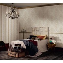 A.S. Creation Jette 4 | 339244 | Papier Peint Intissé Baroque | 0.53 M X 10.05 M | Beige -A.S. Creation Soldes 339244 3