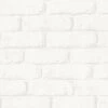 A.S. Creation Boys & Girls 6 | 343011 | Papier Peint Imitation Brique Pierre En Papier | Blanc
