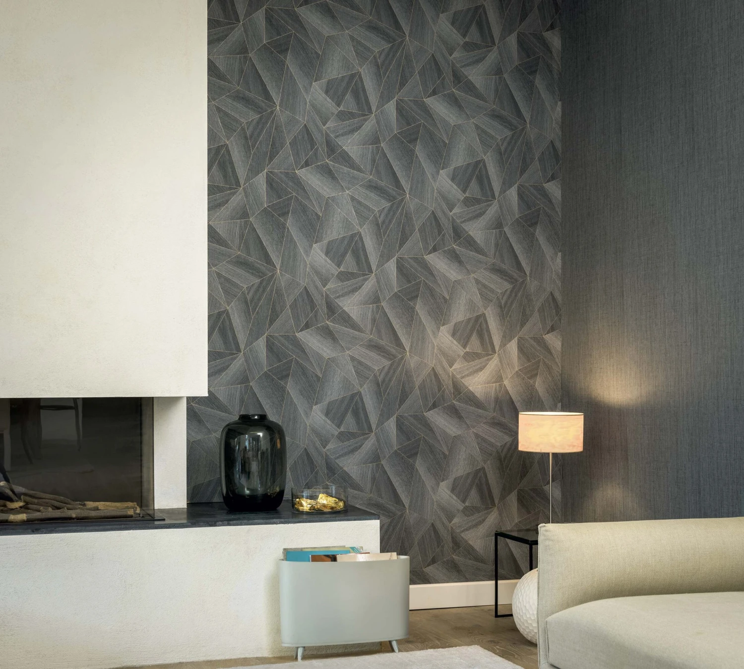 A.S. Creation Elements | 361333 | Papier Peint Intissé 3D | 0.53 M X 10.05 M | Gris 2 A.S. Creation Elements | 361333 | Papier Peint Intissé 3D | 0.53 M X 10.05 M | Gris – Image 2