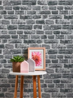 A.S. Creation Elements | 361404 | Papier Peint Intissé Pierre Brique | 0.53 M X 10.05 M | Gris -A.S. Creation Soldes 361404 7 scaled