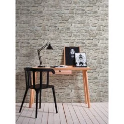 A.S. Creation Elements | 363702 | Papier Peint Intissé Pierre Brique | 0.53 M X 10.05 M | Gris -A.S. Creation Soldes 363702 5