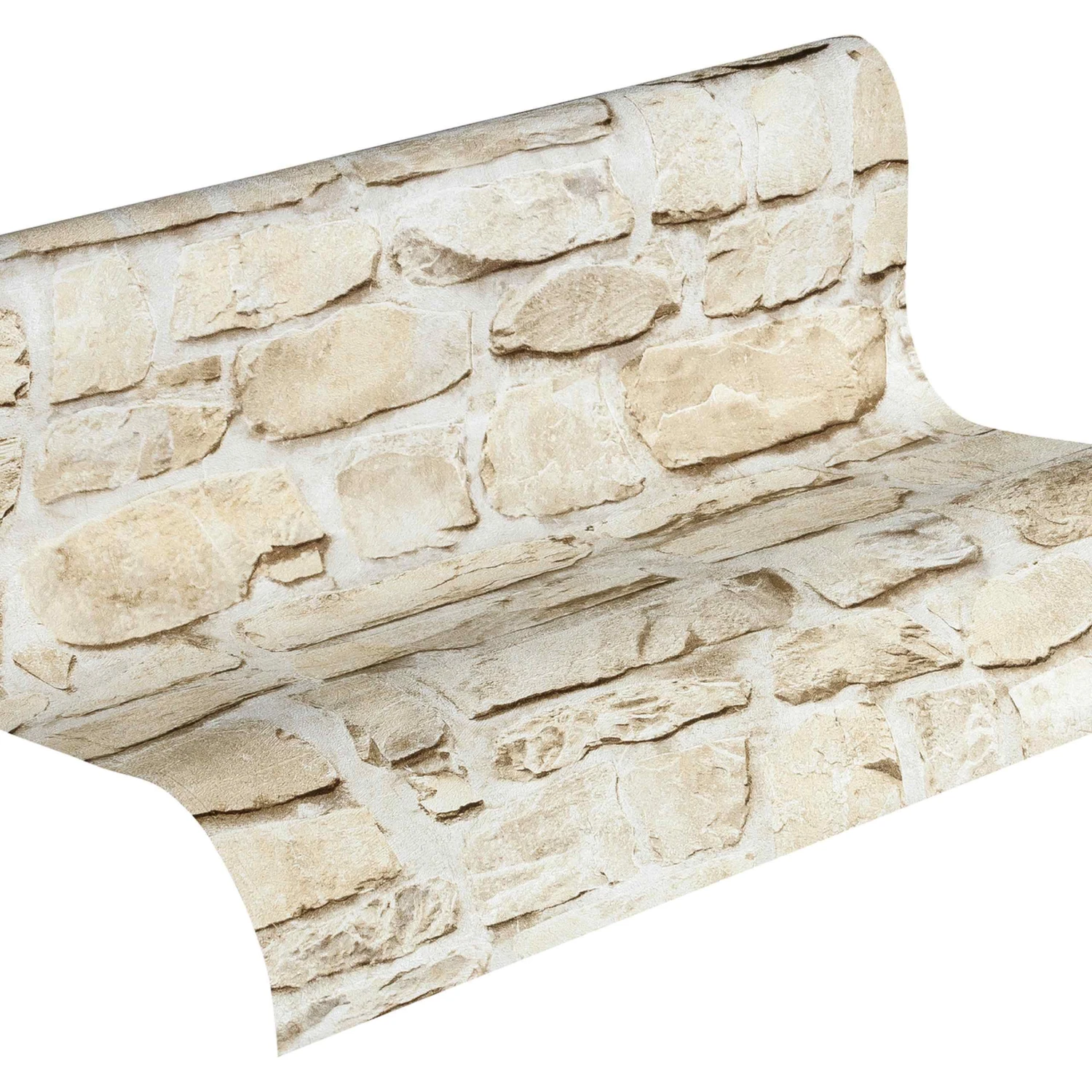 A.S. Creation Elements | 363703 | Papier Peint Intissé Pierre Brique | 0.53 M X 10.05 M | Beige 1 A.S. Creation Elements | 363703 | Papier Peint Intissé Pierre Brique | 0.53 M X 10.05 M | Beige