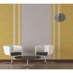 A.S. Creation Paradise Garden | 367194 | Papier Peint Intissé Floral | 0.53 M X 10.05 M | Jaune -A.S. Creation Soldes 367194 3