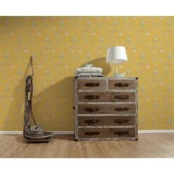 A.S. Creation Paradise Garden | 367194 | Papier Peint Intissé Floral | 0.53 M X 10.05 M | Jaune -A.S. Creation Soldes 367194 7