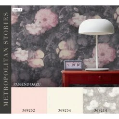 A.S. Creation Metropolitan Stories | 369212 | Papier Peint Intissé Floral | 0.53 M X 10.05 M | Rose -A.S. Creation Soldes 369212 3
