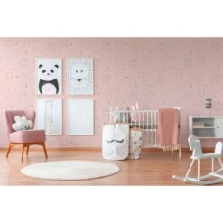 A.S. Creation Boys & Girls 6 | 369912 | Papier Peint Intissé Animaux | 0.53 M X 10.05 M | Rose -A.S. Creation Soldes 369912 3
