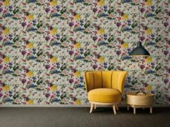 A.S. Creation Jette 5 | 373361 | Papier Peint Intissé Floral | 0.53 M X 10.05 M | Coloré -A.S. Creation Soldes 373361 3