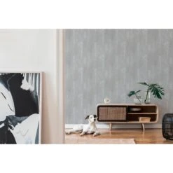 A.S. Creation Elements | 374122 | Papier Peint Intissé Uni | 0.53 M X 10.05 M | Gris -A.S. Creation Soldes 374122 7