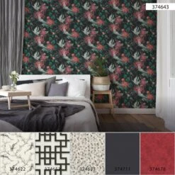 A.S. Creation Asian Fusion | 374643 | Papier Peint Intissé Nature | 0.53 M X 10.05 M | Noir -A.S. Creation Soldes 374643 5