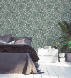 A.S. Creation Daniel Hechter 6 | 375202 | Papier Peint Intissé Floral | 0.53 M X 10.05 M | Vert -A.S. Creation Soldes 375202 5