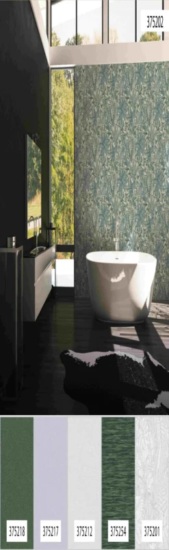 A.S. Creation Daniel Hechter 6 | 375202 | Papier Peint Intissé Floral | 0.53 M X 10.05 M | Vert -A.S. Creation Soldes 375202 6 scaled