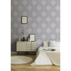 A.S. Creation New Elegance | 375523 | Papier Peint Intissé Baroque | 0.53 M X 10.05 M | Gris -A.S. Creation Soldes 375523 4