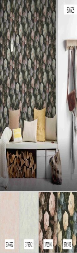 A.S. Creation History Of Art | 376505 | Papier Peint Intissé Floral | 0.53 M X 10.05 M | Rose -A.S. Creation Soldes 376505 6