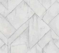 A.S. Creation Industrial | 377415 | Papier Peint Intissé Pierre Brique | 0.53 M X 10.05 M | Gris
