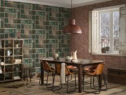 A.S. Creation Industrial | 377472 | Papier Peint Intissé Pierre Brique | 0.53 M X 10.05 M | Marron