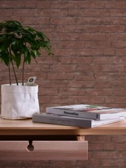 A.S. Creation Industrial | 377472 | Papier Peint Intissé Pierre Brique | 0.53 M X 10.05 M | Marron -A.S. Creation Soldes 377472 3