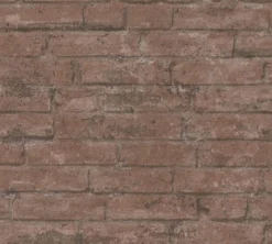 A.S. Creation Industrial | 377472 | Papier Peint Intissé Pierre Brique | 0.53 M X 10.05 M | Marron -A.S. Creation Soldes 377472 4 scaled