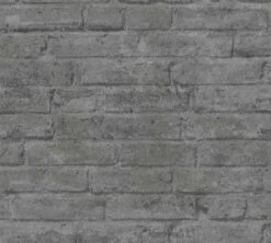 A.S. Creation Industrial | 377476 | Papier Peint Intissé Pierre Brique | 0.53 M X 10.05 M | Gris -A.S. Creation Soldes 377476 4