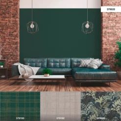 A.S. Creation Metropolitan Stories 2 | 379533 | Papier Peint Intissé Uni | 0.53 M X 10.05 M | Vert -A.S. Creation Soldes 379533 10 scaled