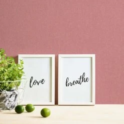 A.S. Creation Papier Peint Uni Rose - Papier Peint Intissé Uni - A.S. Création