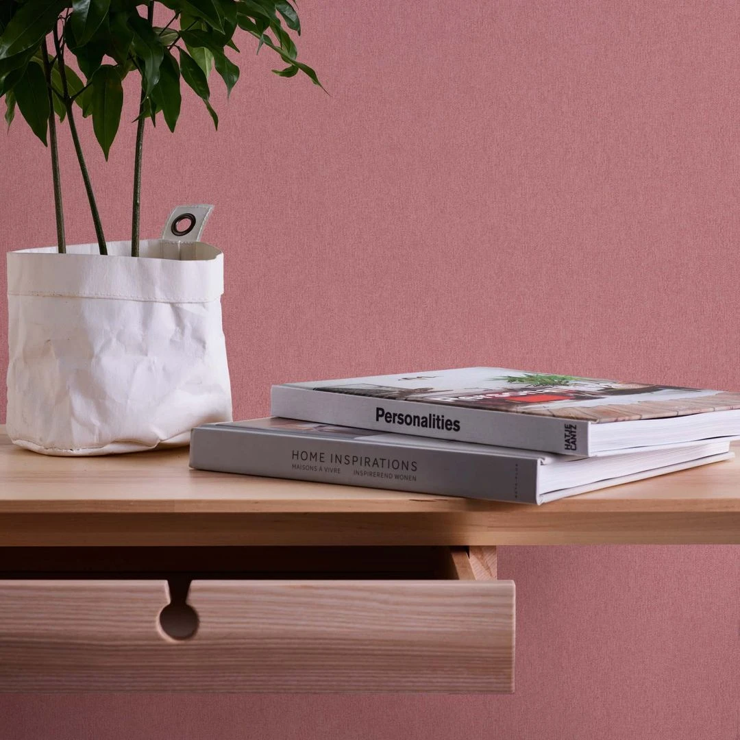 A.S. Creation Papier Peint Uni Rose - Papier Peint Intissé Uni - A.S. Création 5 A.S. Creation Papier Peint Uni Rose - Papier Peint Intissé Uni - A.S. Création – Image 5