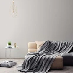 A.S. Creation Papier Peint à Pois Gris Blanc - Papier Peint Intissé Maison De Campagne A.S. Création - Mat Légèrement Structuré