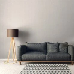 A.S. Creation Papier Peint à Rayures Blanc Gris - Papier Peint Intissé Kunst A.S. Création - Mat Et Légèrement Structuré