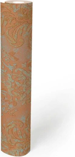 A.S. Creation AS Creation Metropolitan Stories 3 - PAPIER PEINT ORNEMENTS BAROQUES - Or Orange - 1005 X 53 Cm -A.S. Creation Soldes 579x1200 4