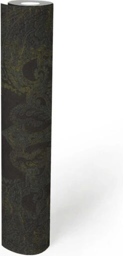 A.S. Creation AS Creation Metropolitan Stories 3 - PAPIER PEINT BAROQUE CLASSIQUE - Noir Bleu Jaune - 1005 X 53 Cm -A.S. Creation Soldes 580x1200 2
