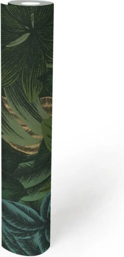 A.S. Creation AS Creation Metropolitan Stories 3 - PAPIER PEINT FEUILLES EXOTIQUES - Vert Jaune Bleu - 1005 X 53 Cm -A.S. Creation Soldes 580x1200 7