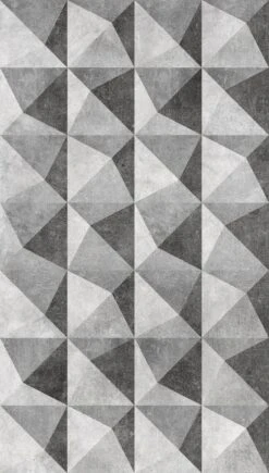 A.S. Creation AS Creation Metropolitan Stories "The Wall" - PAPIER PEINT PHOTO ASPECT BÉTON GÉOMÉTRIQUE 3D - 1,59 X 2,80 Mètres - Motif Reproductible