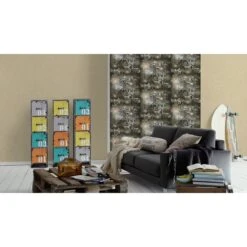 A.S. Creation Boys & Girls 6 | 688811 | Papier Peint Papier Uni | 0.53 M X 10.05 M | Beige -A.S. Creation Soldes 688811 3