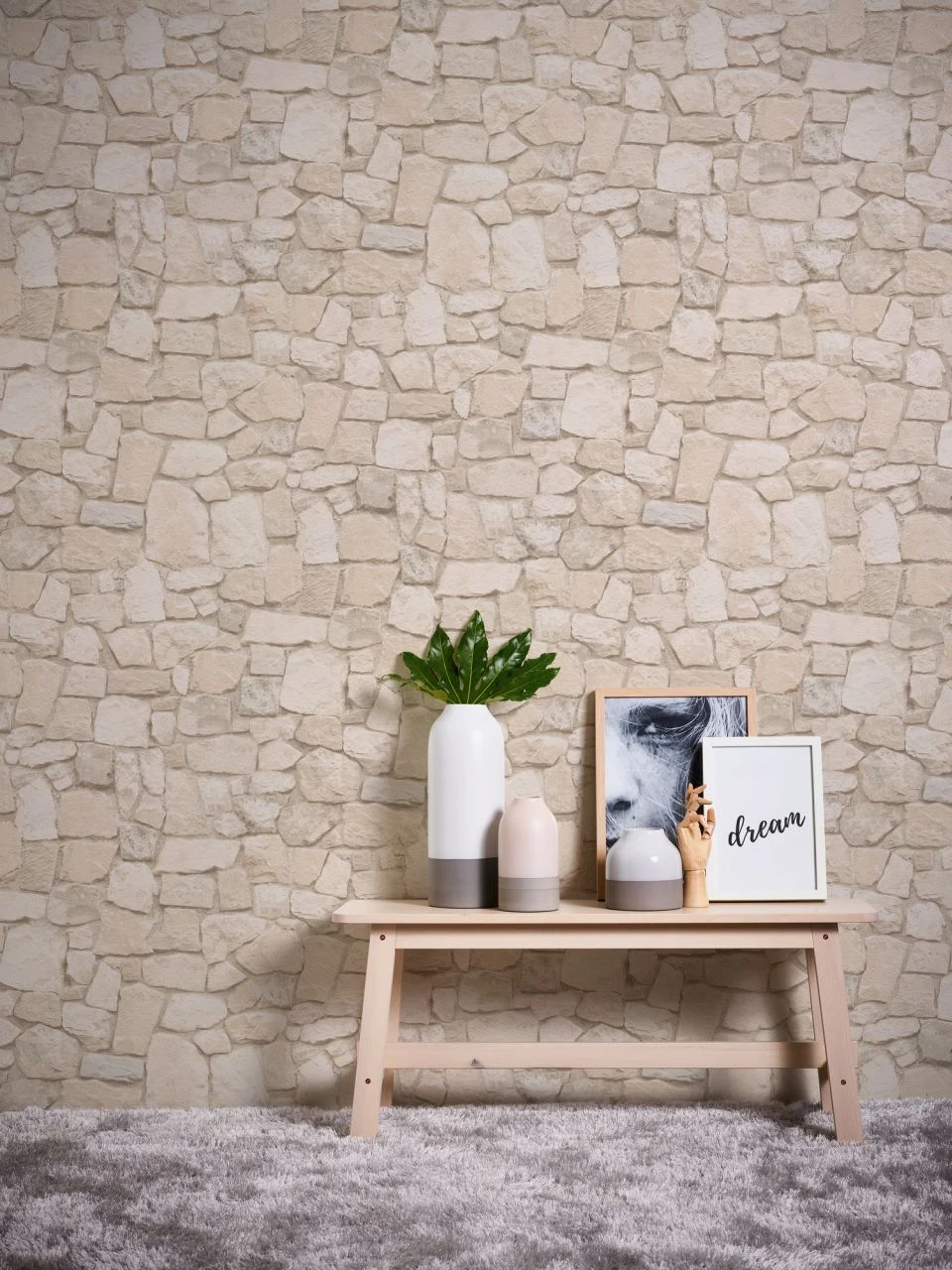 A.S. Creation Il Decoro | 692429 | Papier Peint Imitation Brique Pierre En Papier | écru 4 A.S. Creation Il Decoro | 692429 | Papier Peint Imitation Brique Pierre En Papier | écru – Image 4