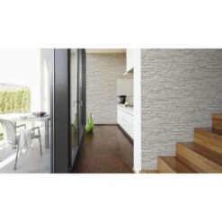 A.S. Creation Elements | 707116 | Papier Peint Intissé Pierre Brique | 0.53 M X 10.05 M | Gris -A.S. Creation Soldes 707116 3