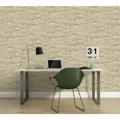 A.S. Creation Elements | 707130 | Papier Peint Intissé Pierre Brique | 0.53 M X 10.05 M | Beige -A.S. Creation Soldes 707130 3