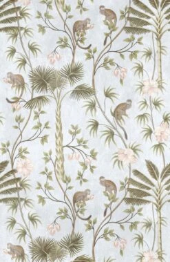 A.S. Creation AS Creation Metropolitan Stories "The Wall" - PAPIER PEINT PHOTO PALMIERS ET SINGES - 1,59 X 2,80 Mètres - Motif Reproductible -A.S. Creation Soldes 782x1200