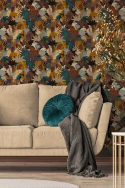 A.S. Creation AS Création Antigua - PAPIER PEINT ANIMAL JUNGLESTYLE - Orange Rouge Bleu Vert Beige - 1005 X 53 Cm -A.S. Creation Soldes 800x1200 14