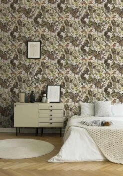 A.S. Creation AS Creation MICHALSKY - Papier Peint Jungle - Animaux Aux Feuilles Tropicales - Beige Multicolore - 1005 X 53 Cm -A.S. Creation Soldes 836x1200