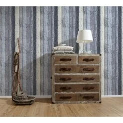 A.S. Creation Elements | 855060 | Papier Peint Bois Intissé | 0.53 M X 10.05 M | Bleu -A.S. Creation Soldes 855060 5